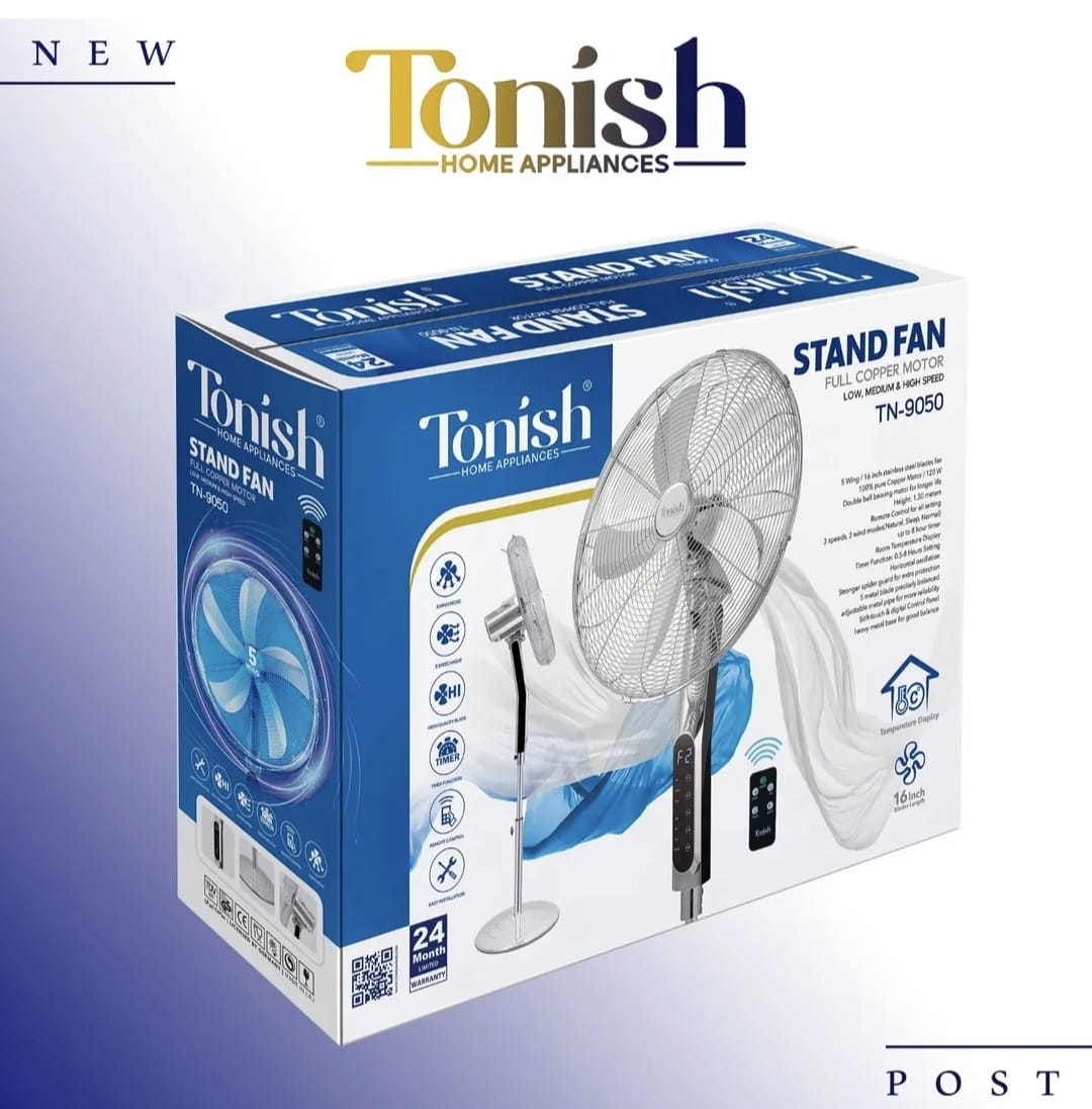 پنکه تمام استیل کد TN-9050 تونیش