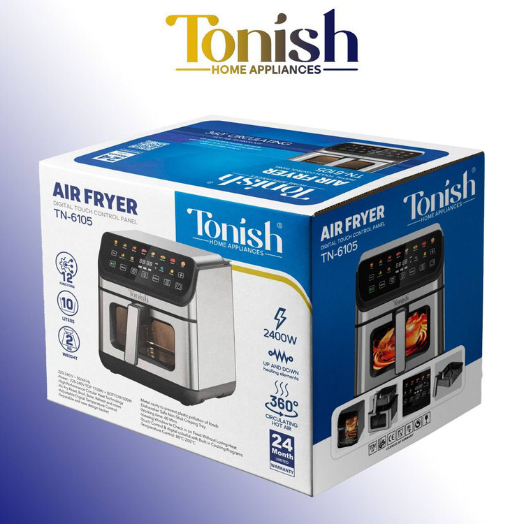 سرخکن رژیمی 10 لیتری تونیش کد TN-6105