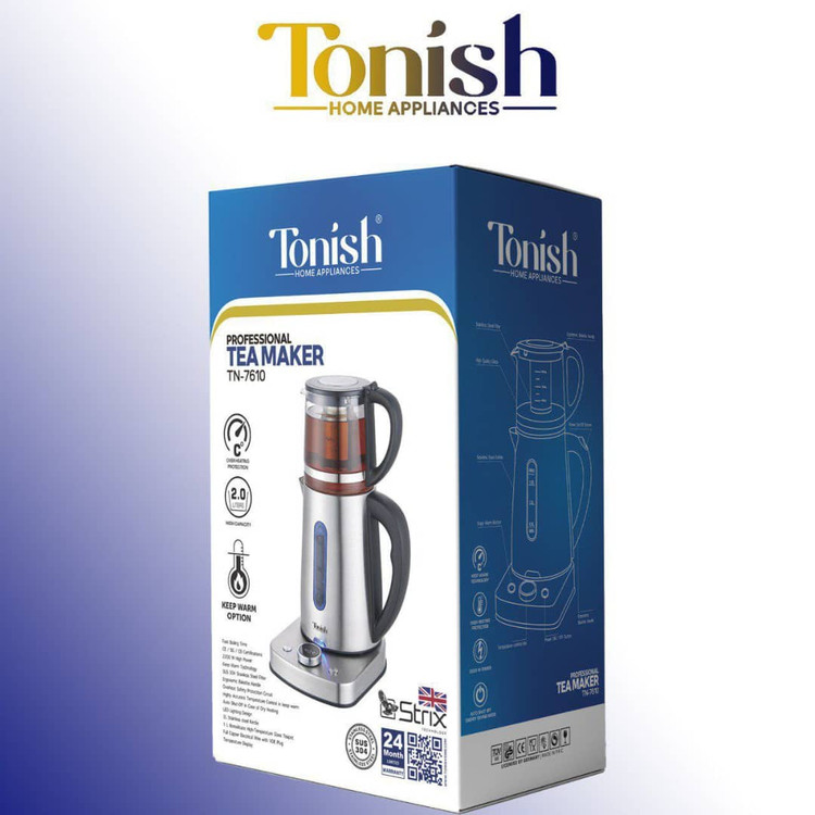 چای ساز روهمی دیجیتال استیل تونیشTN-7610