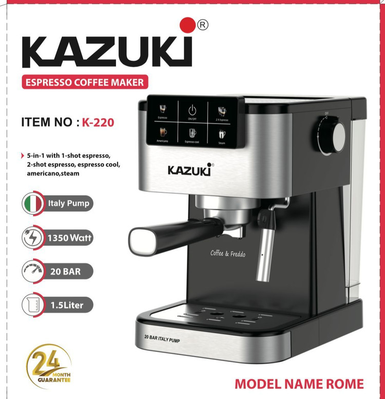 اسپرسوساز کد k-220 کازوکی مدل رم