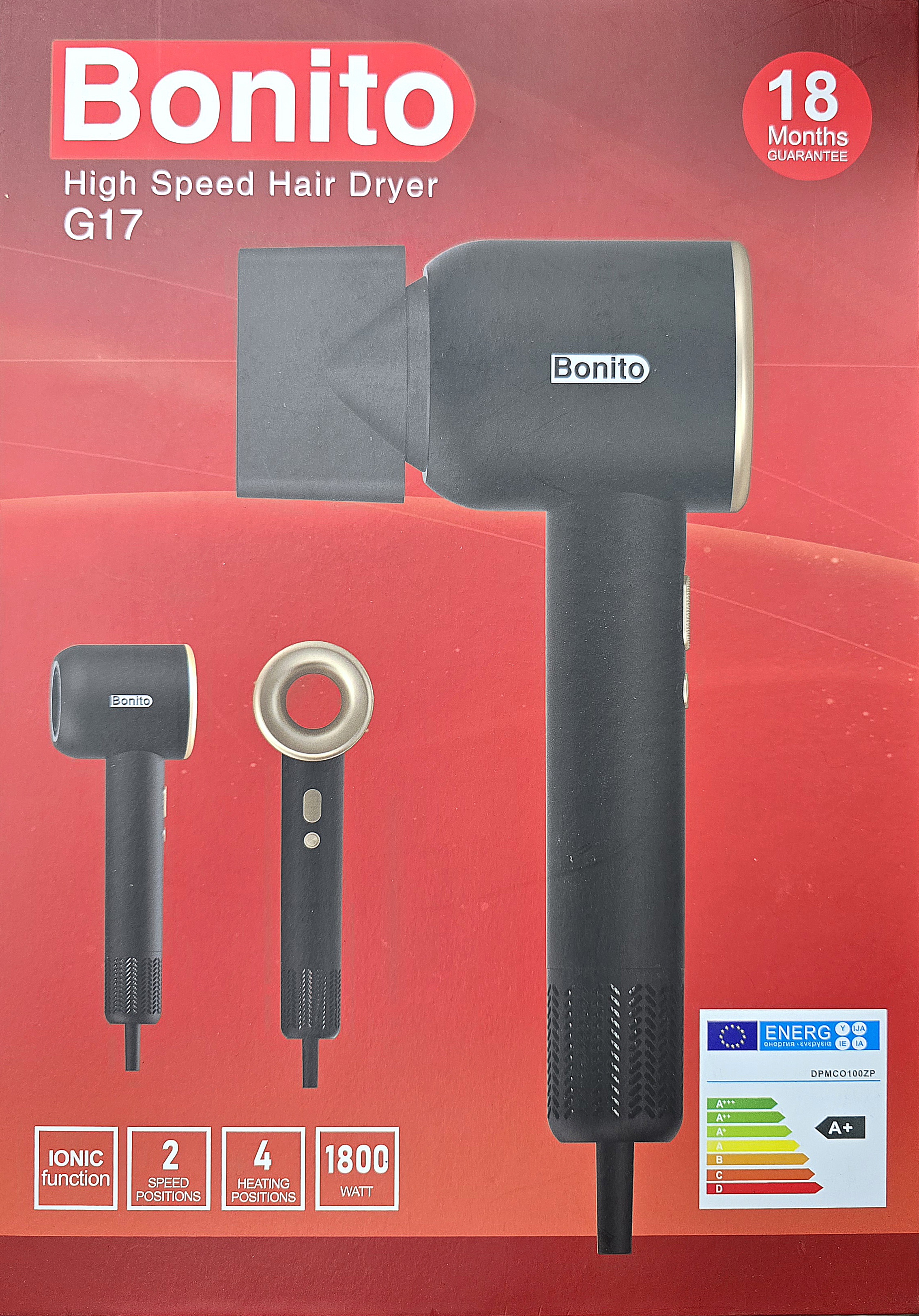 سشوار حرفه ای بونیتو کد G17